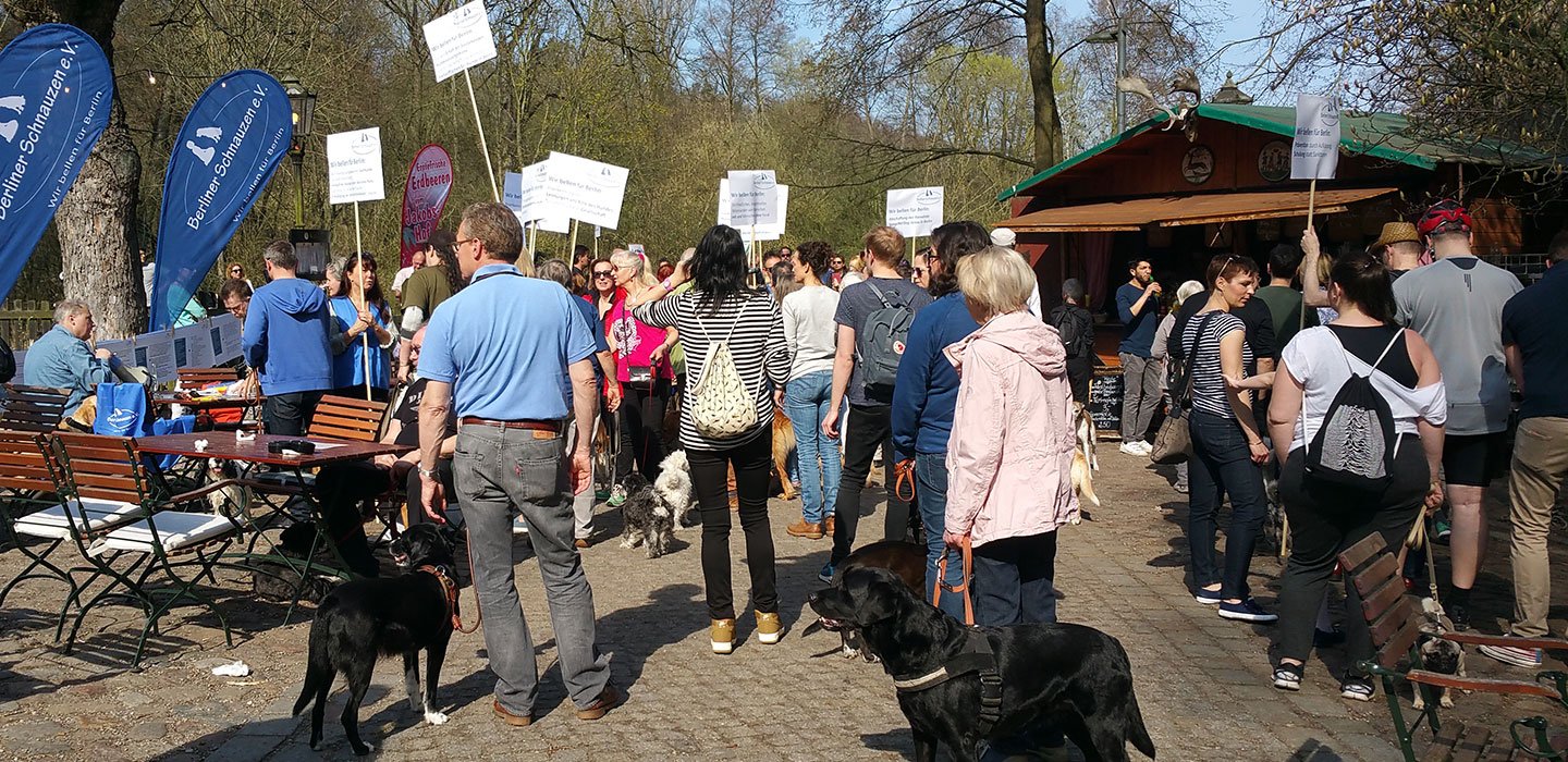 Demo am Grunewald war ein großer Erfolg! (Pressemitteilung)